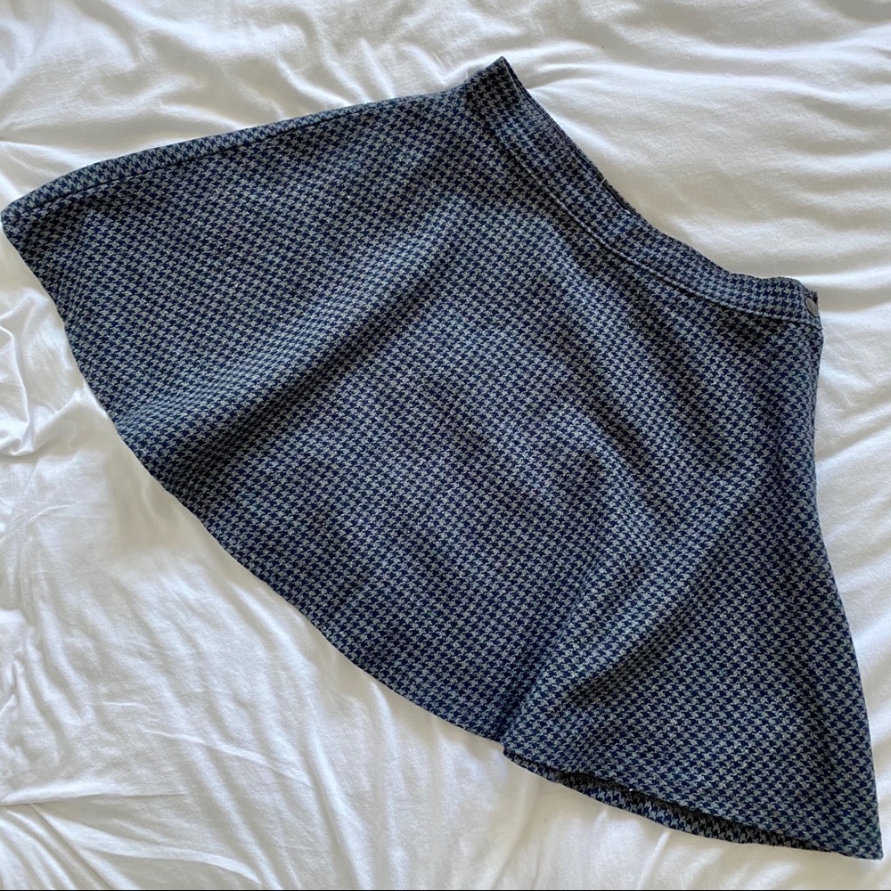 american apparel houndstooth tennis skirt